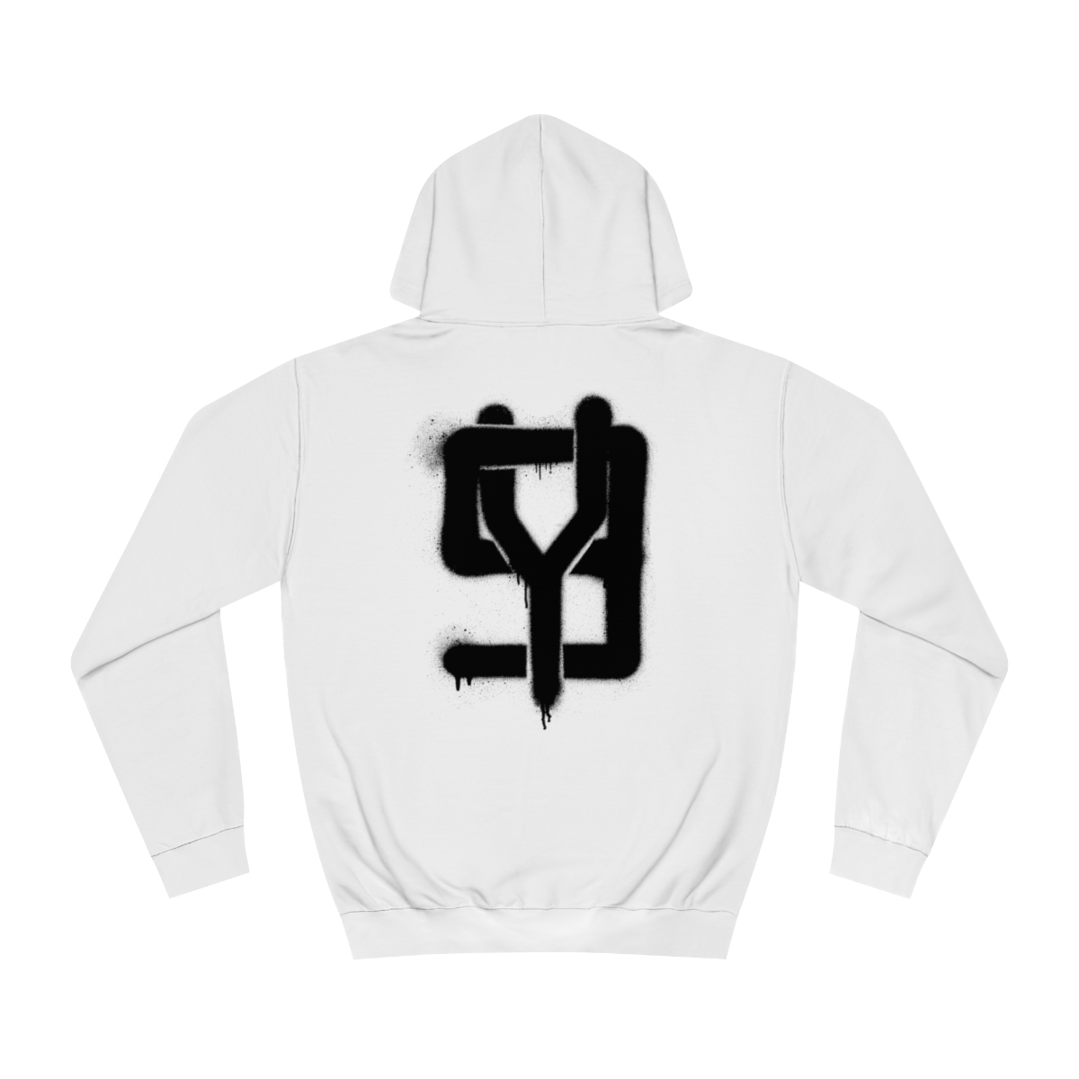 graffiti 9Y logo hoodie